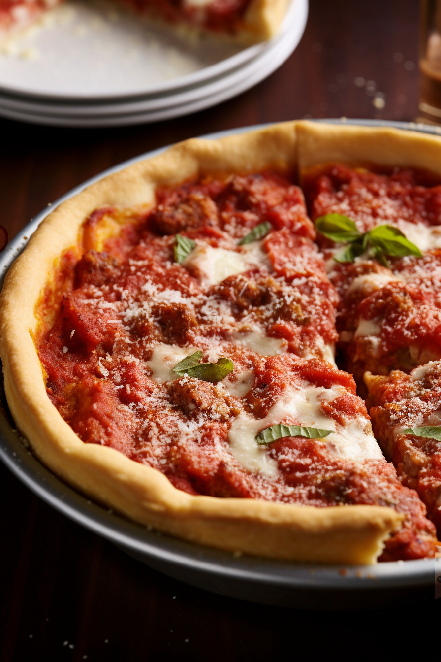 Deep Dish Pizza - Homemade Chicago-Style Pizza at Home