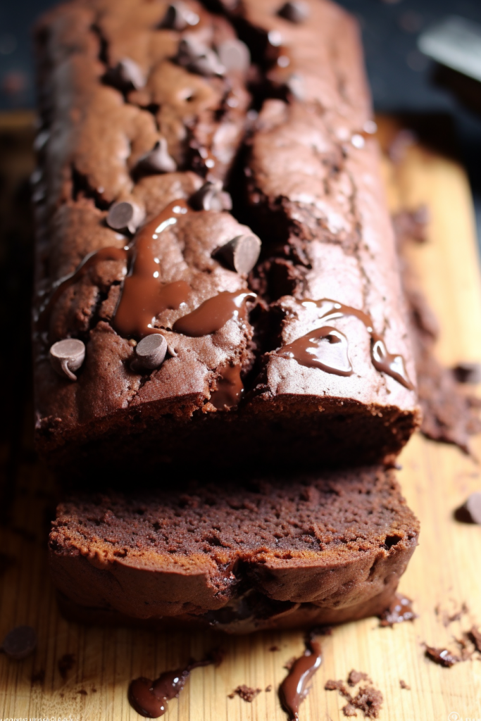 Hot Fudge Brownie Bread