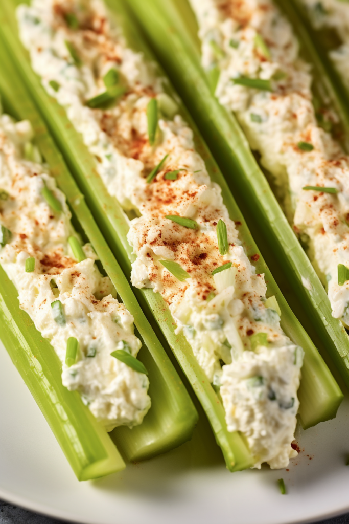 Cream Cheese Stuffed Celery