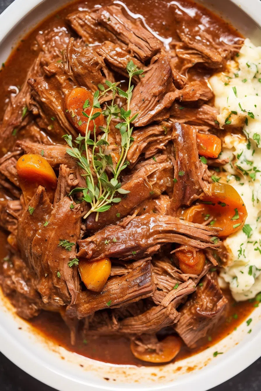 Italian Pot Roast and Parmesan Risotto