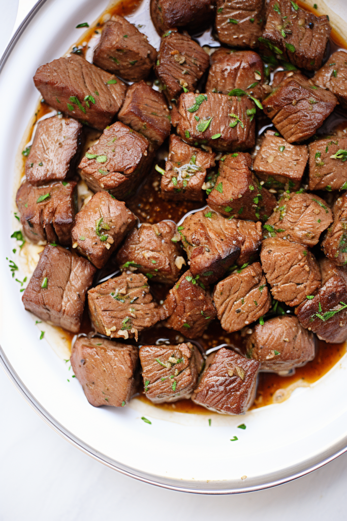 Juicy Garlic Butter Steak Bites