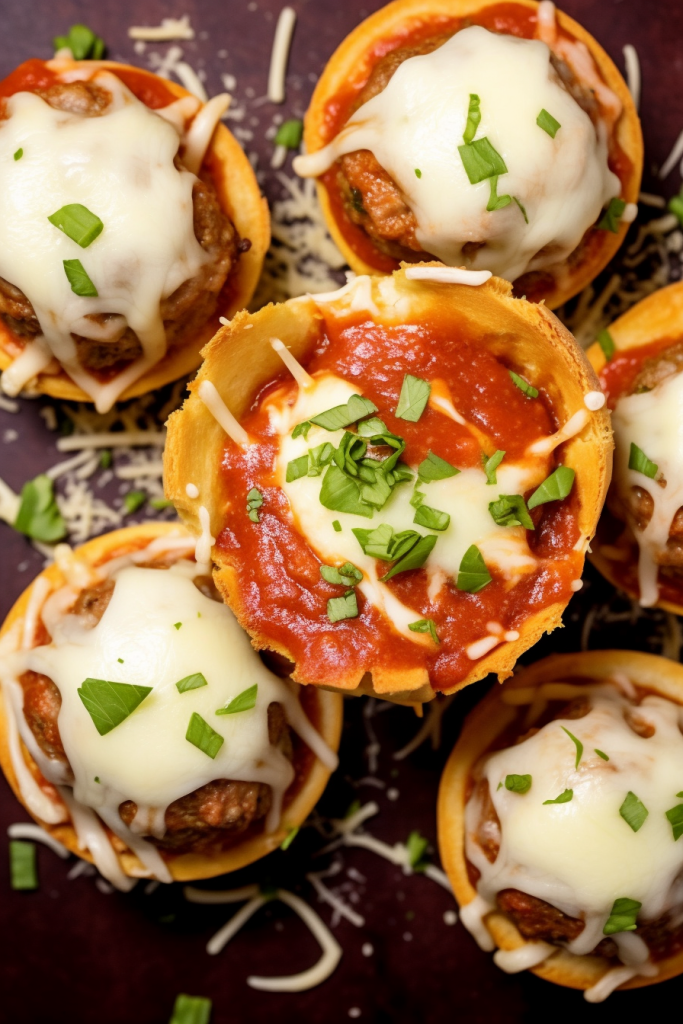 Meatball Sub Cupcakes