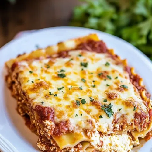 Golden, bubbly layers with melted cheese on top.