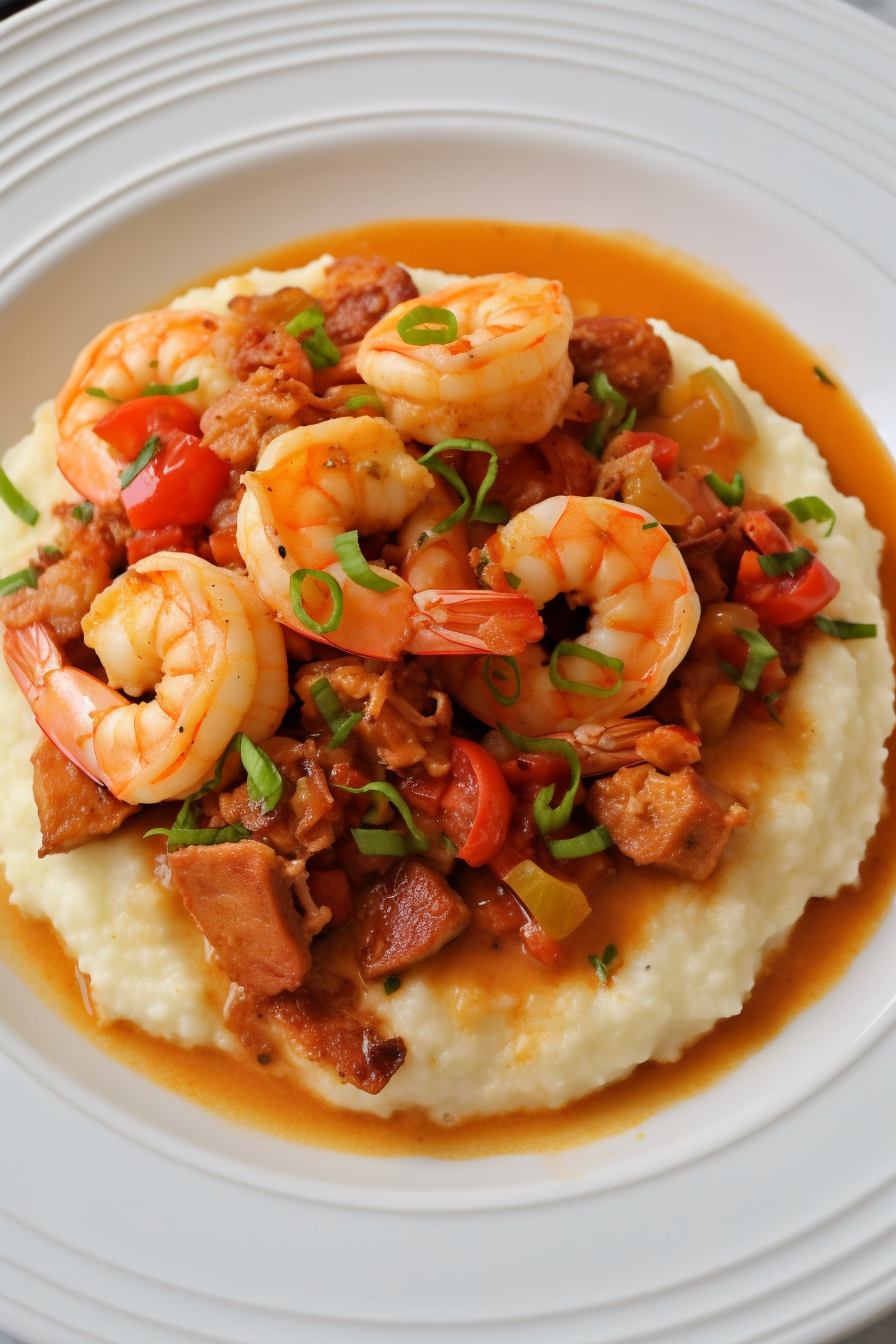 New Orleans Style Shrimp and Grits