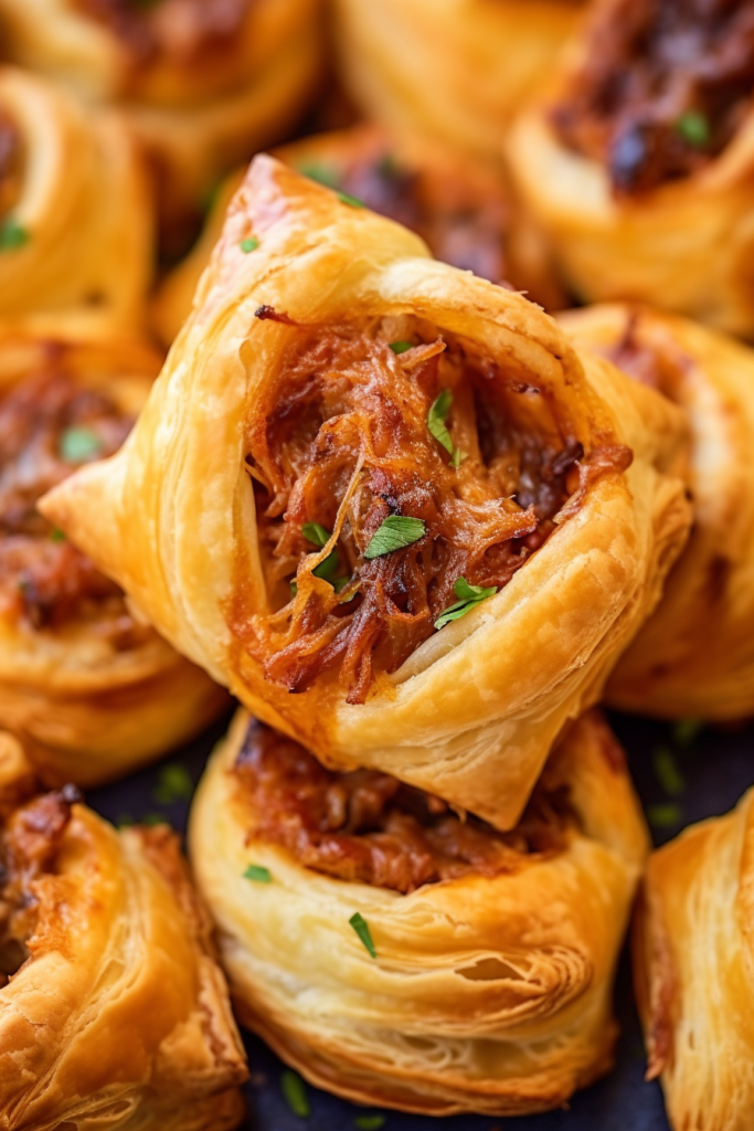 Savory Pork Puff Pastries