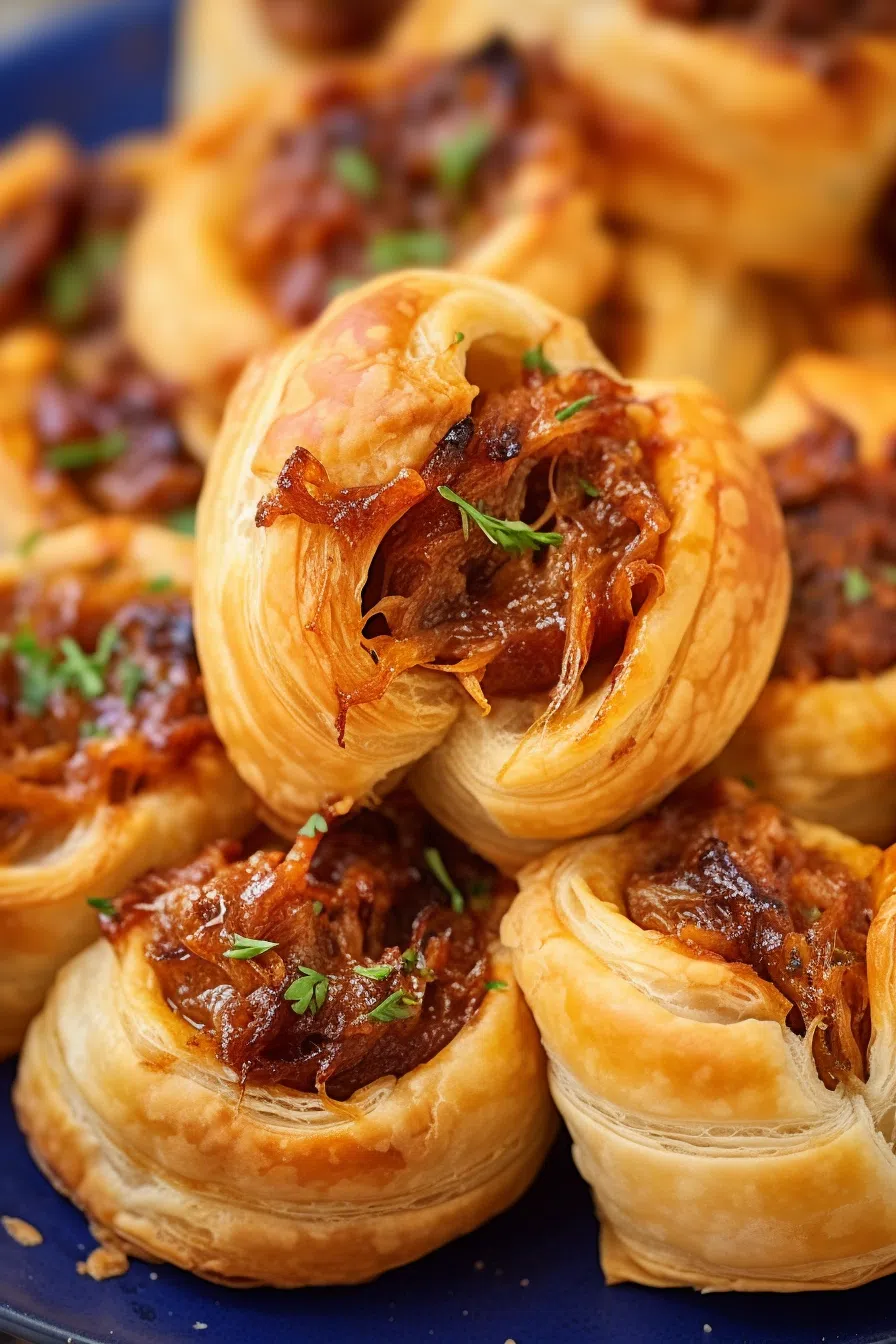 Savory Pork Puff Pastries