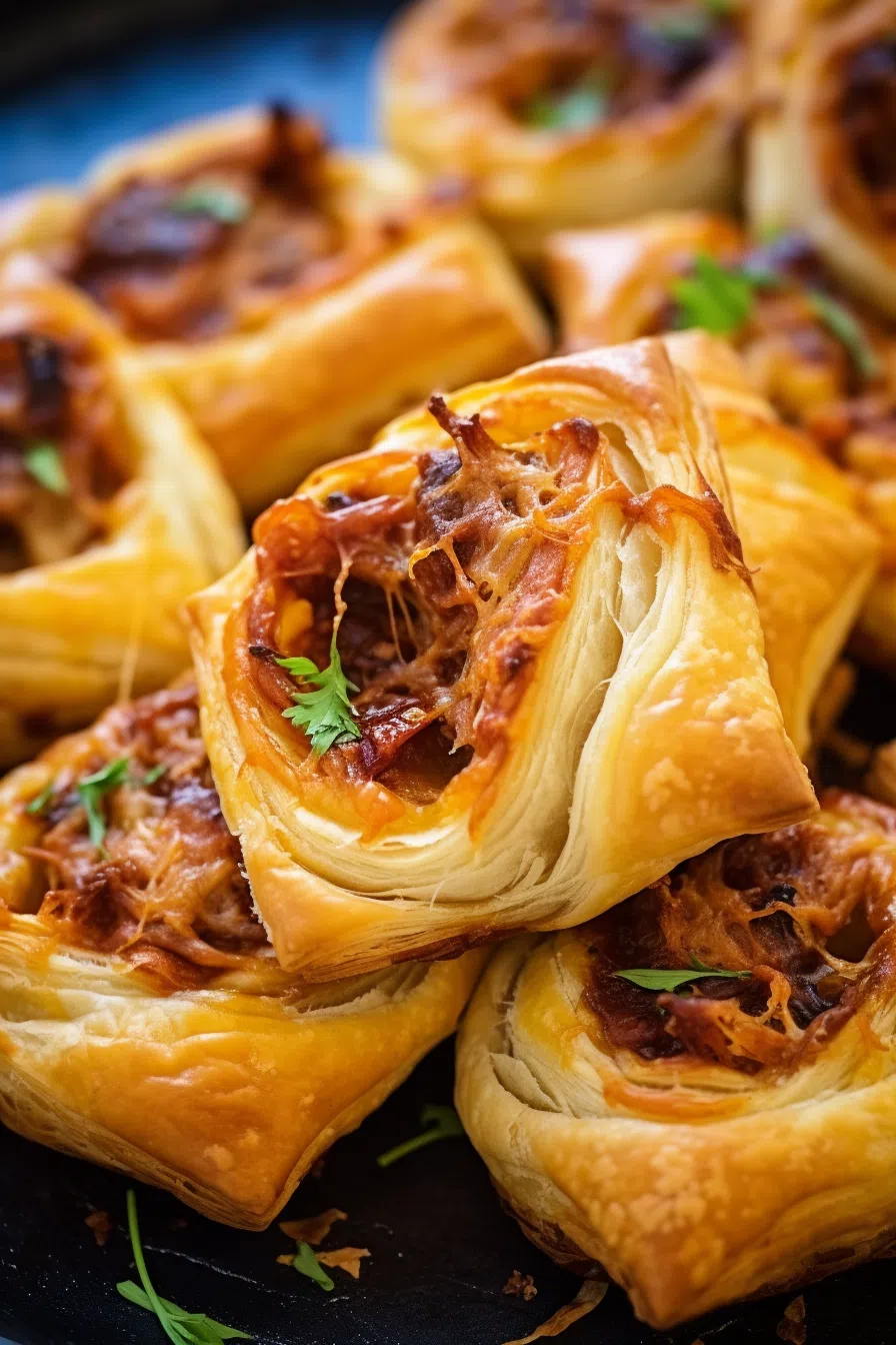 Savory Pork Puff Pastries