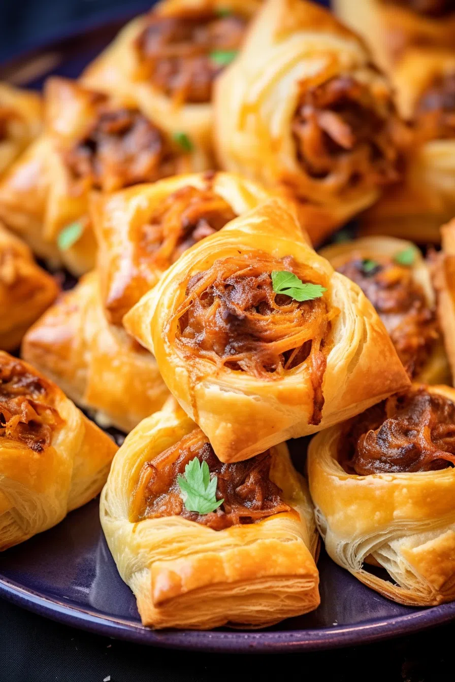 Savory Pork Puff Pastries