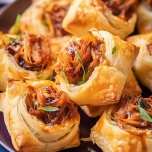 Savory Pork Puff Pastries