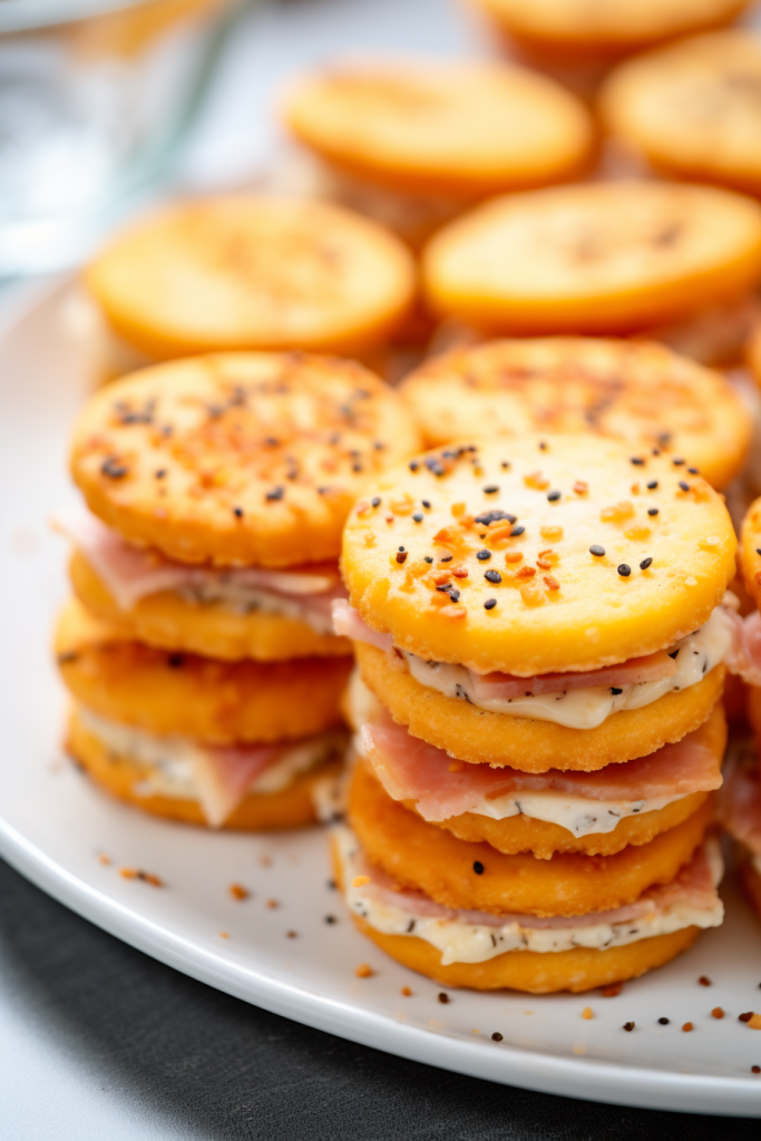 Ritz Cracker Party Sandwiches