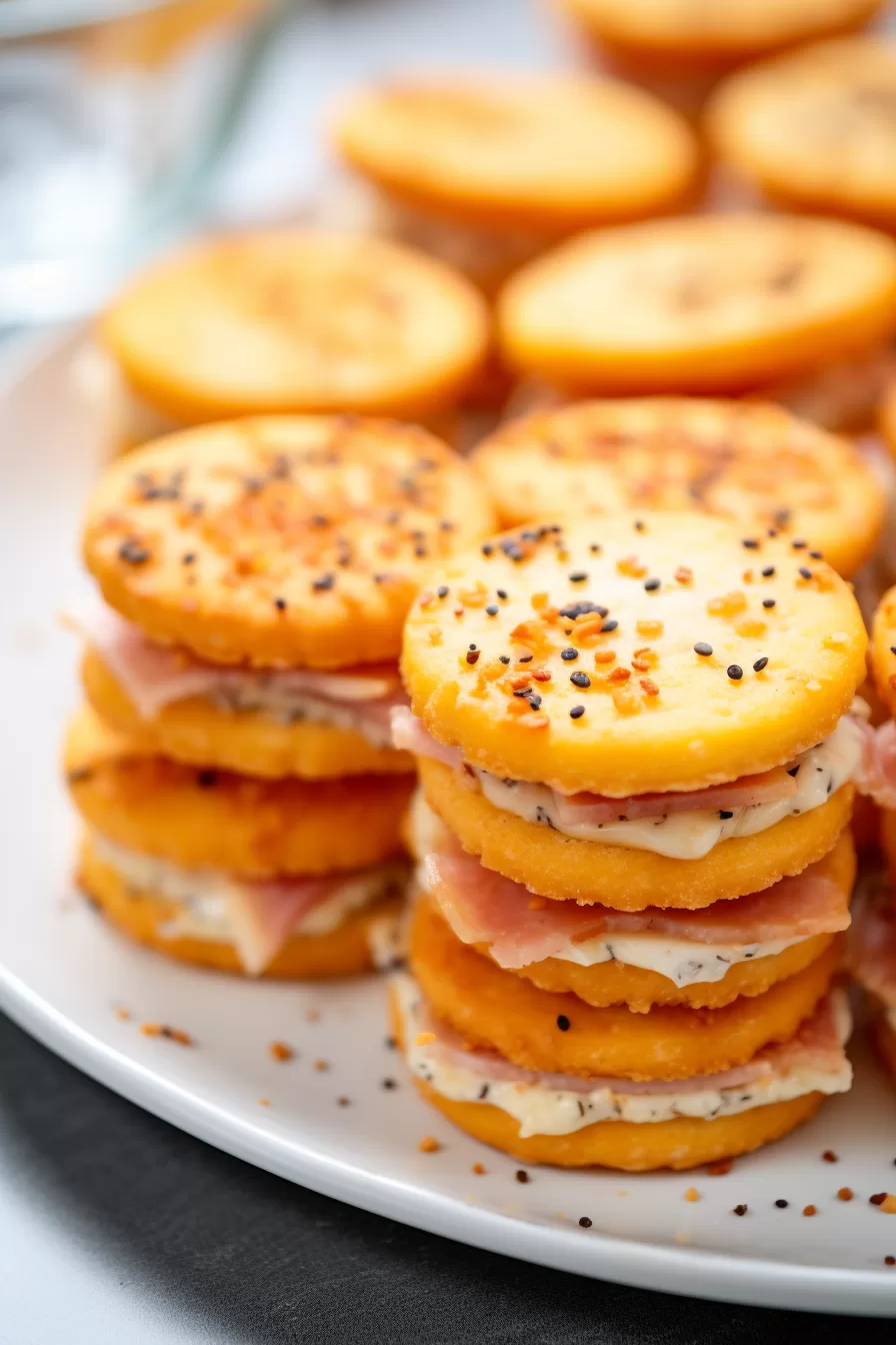 Ritz Cracker Party Sandwiches