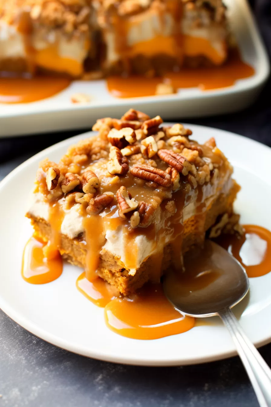 Salted Caramel Pretzel Sweet Potato Casserole