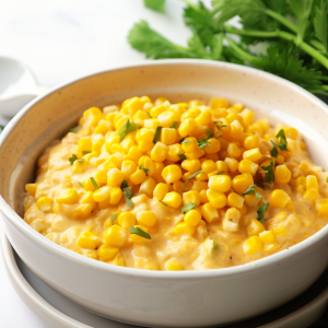 Slow Cooker Creamy Cheddar Corn