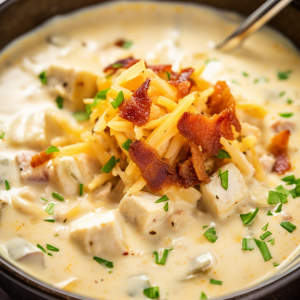 Slow Cooker Crack Chicken Potato Soup