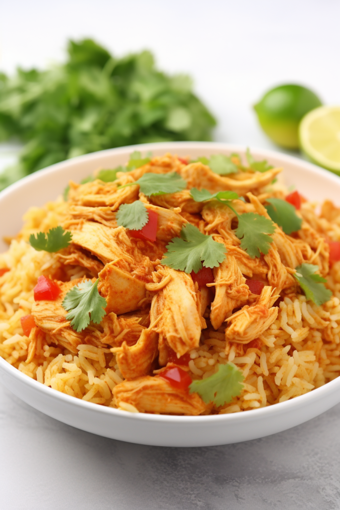 Slow Cooker Taco Chicken and Rice