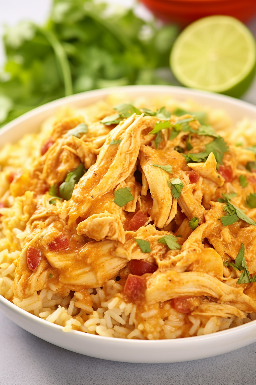 Slow Cooker Taco Chicken and Rice