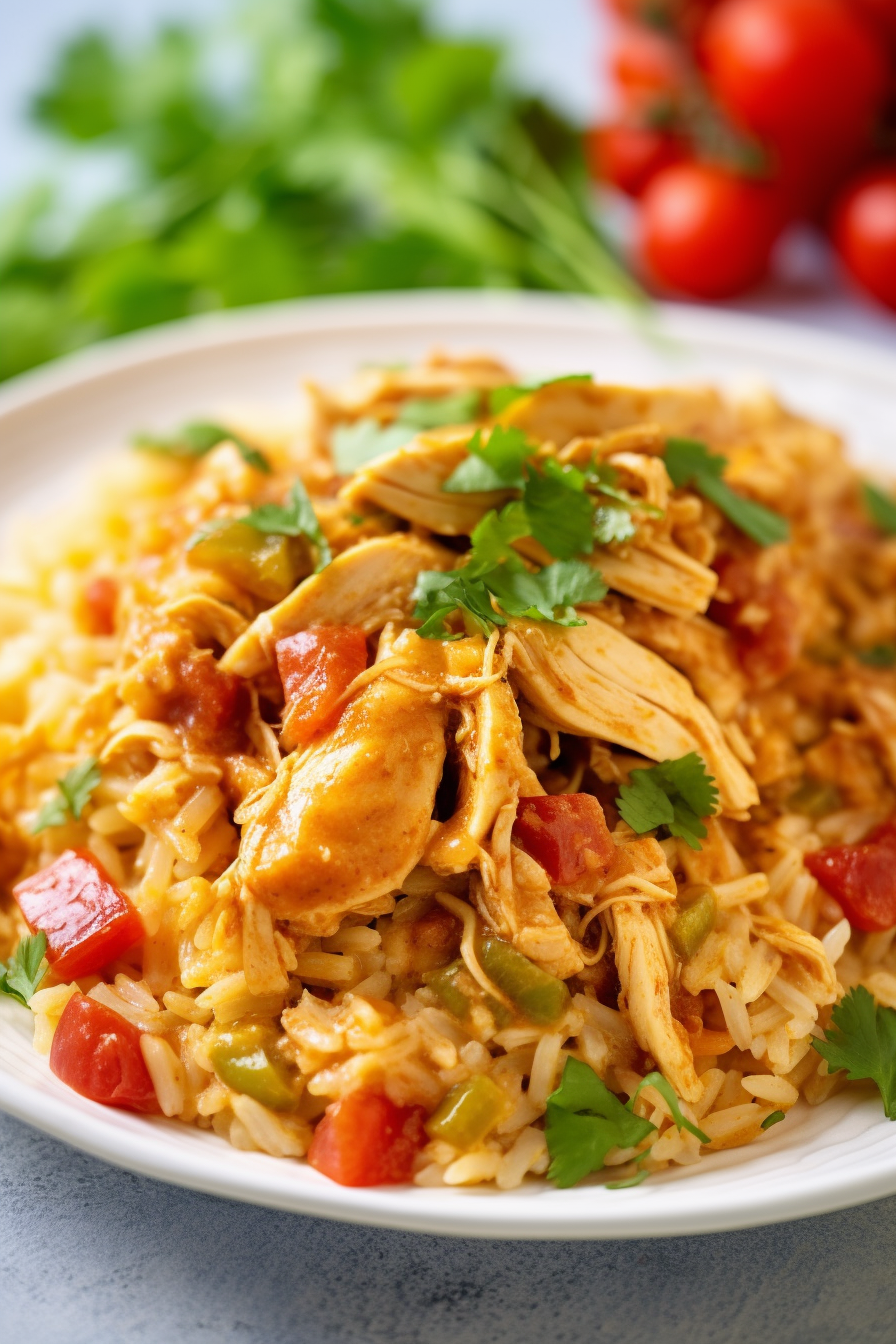Slow Cooker Taco Chicken and Rice