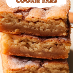 Snickerdoodle Cookie Bars