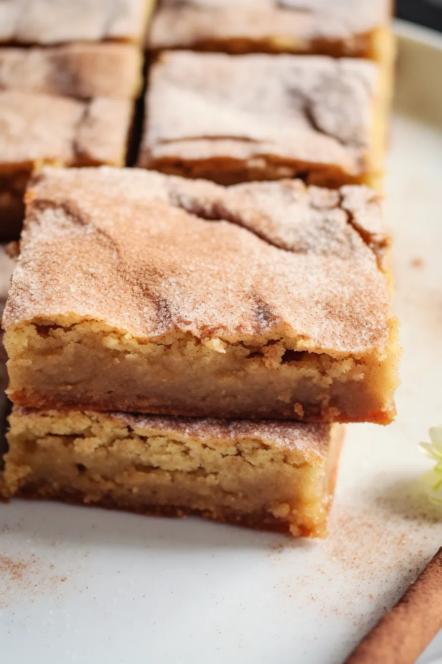Snickerdoodle Cookie Bars