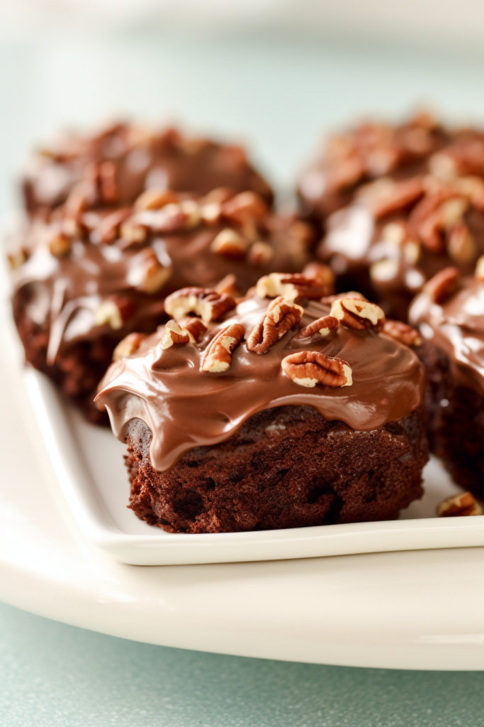 Texas Sheet Cake Bites