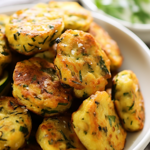 Zucchini Garlic Bites