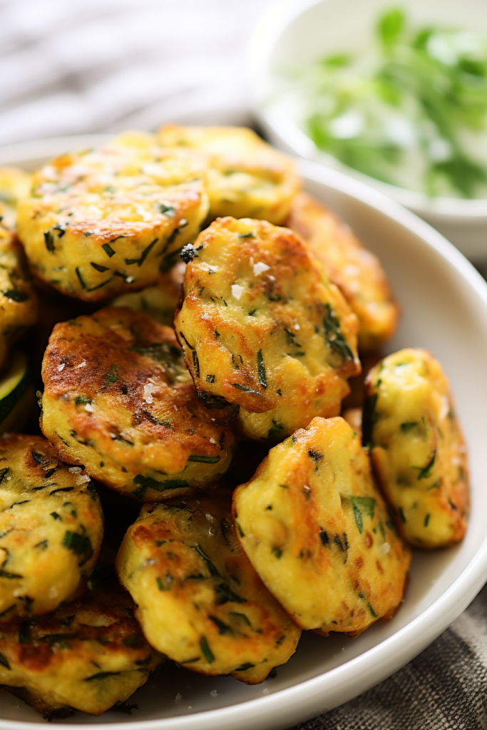 Zucchini Garlic Bites