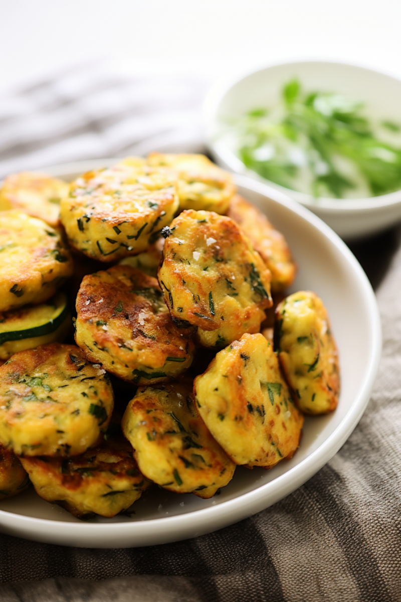 Zucchini Garlic Bites