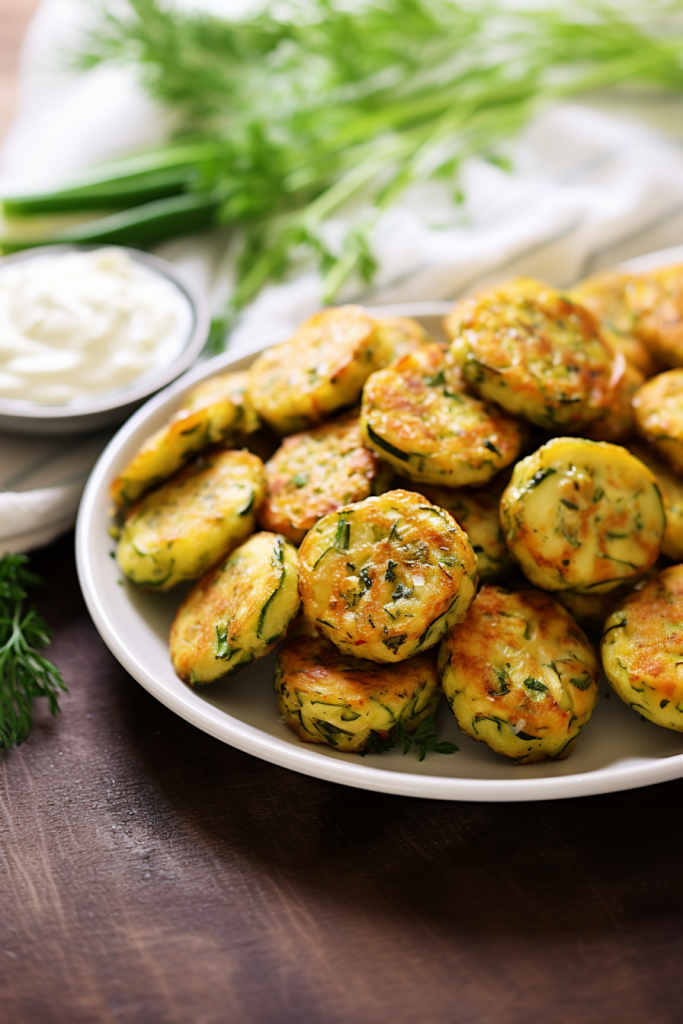 Zucchini Garlic Bites