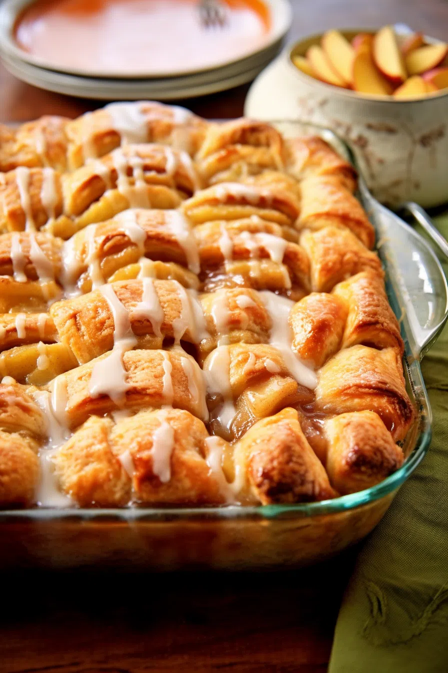 Apple Bubble Up Casserole