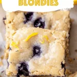 Blueberry Blondies