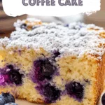 Blueberry Buckle coffee cake