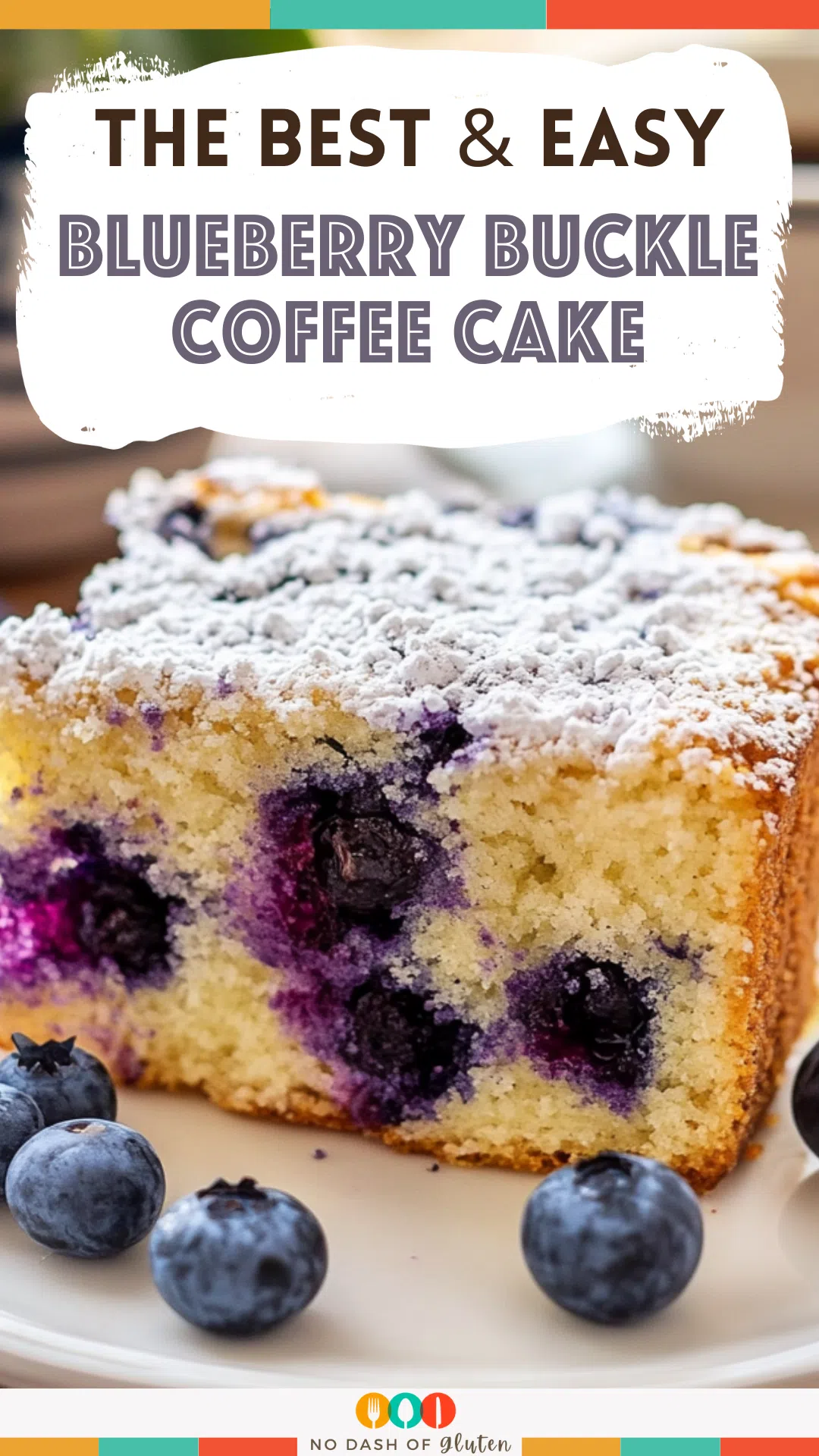 Blueberry Buckle coffee cake