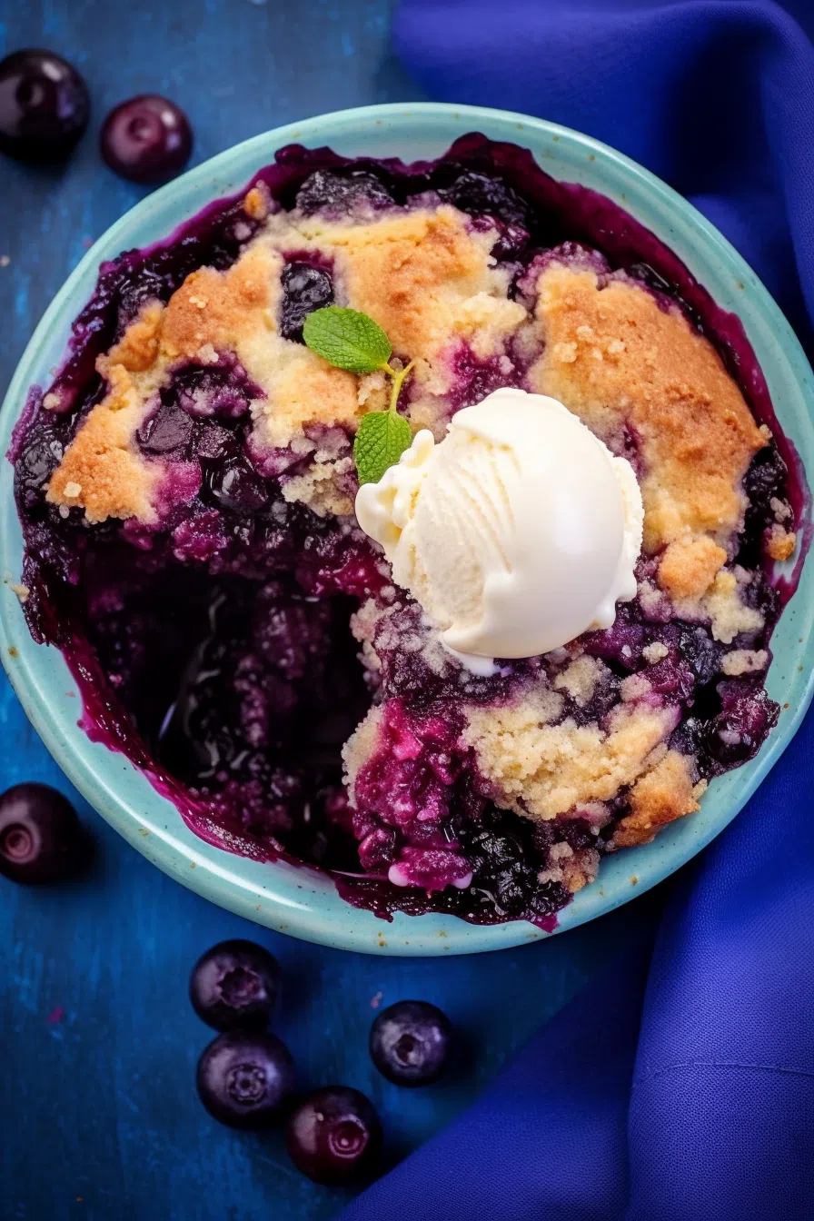 Blueberry Dump Cake