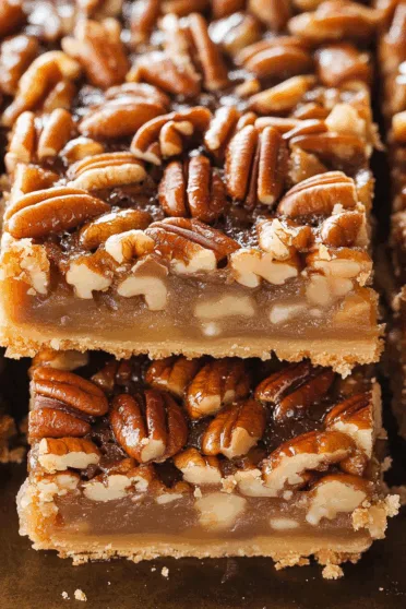 Buttery Pecan Pie Bars