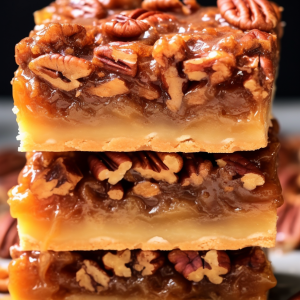 Buttery Pecan Pie Bars