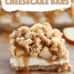 Caramel Apple Cheesecake Bars