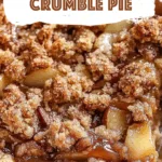 Caramel Apple Crumble Pie