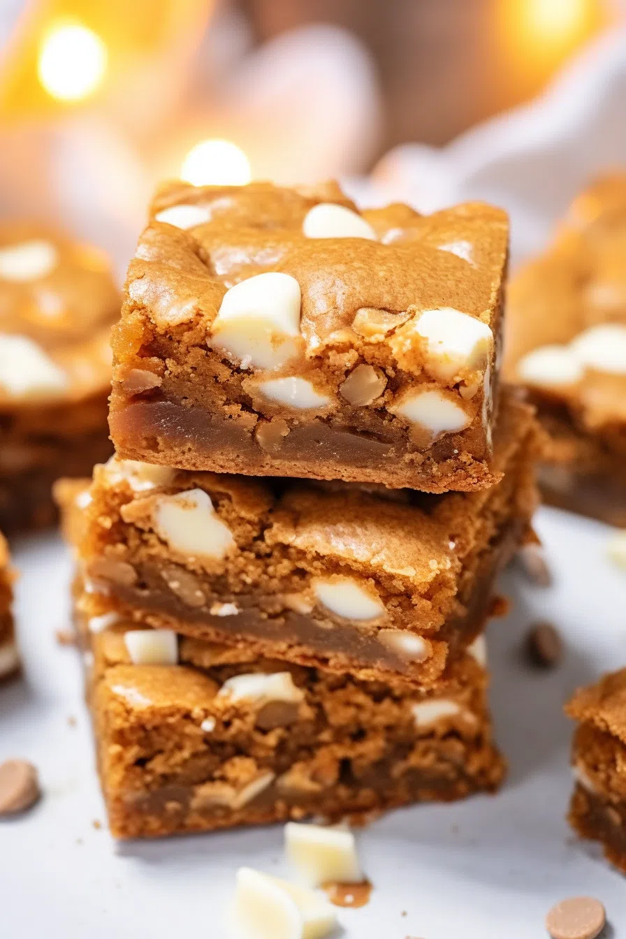 Caramel Gingerbread Cookie Bars
