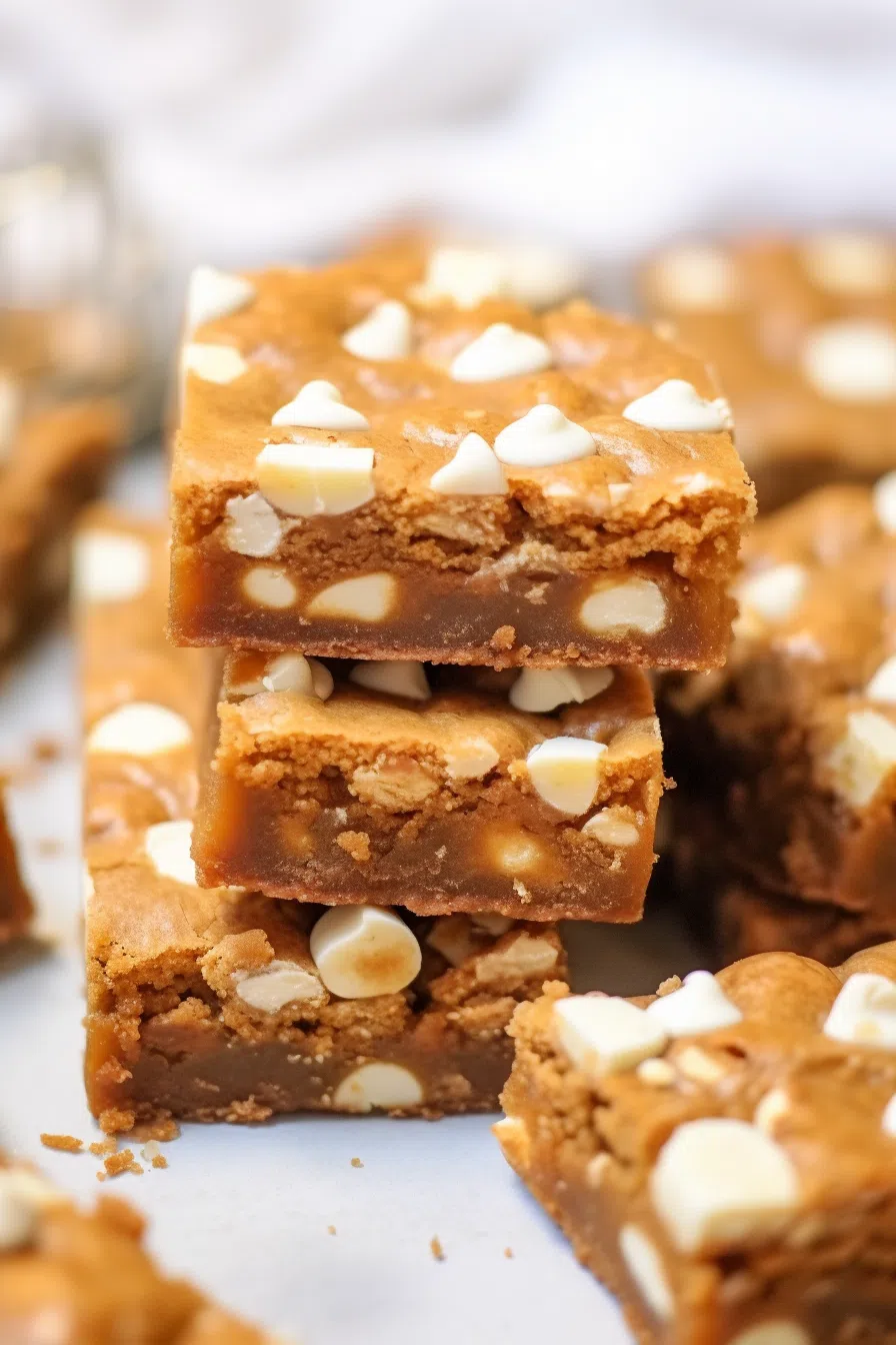 Caramel Gingerbread Cookie Bars