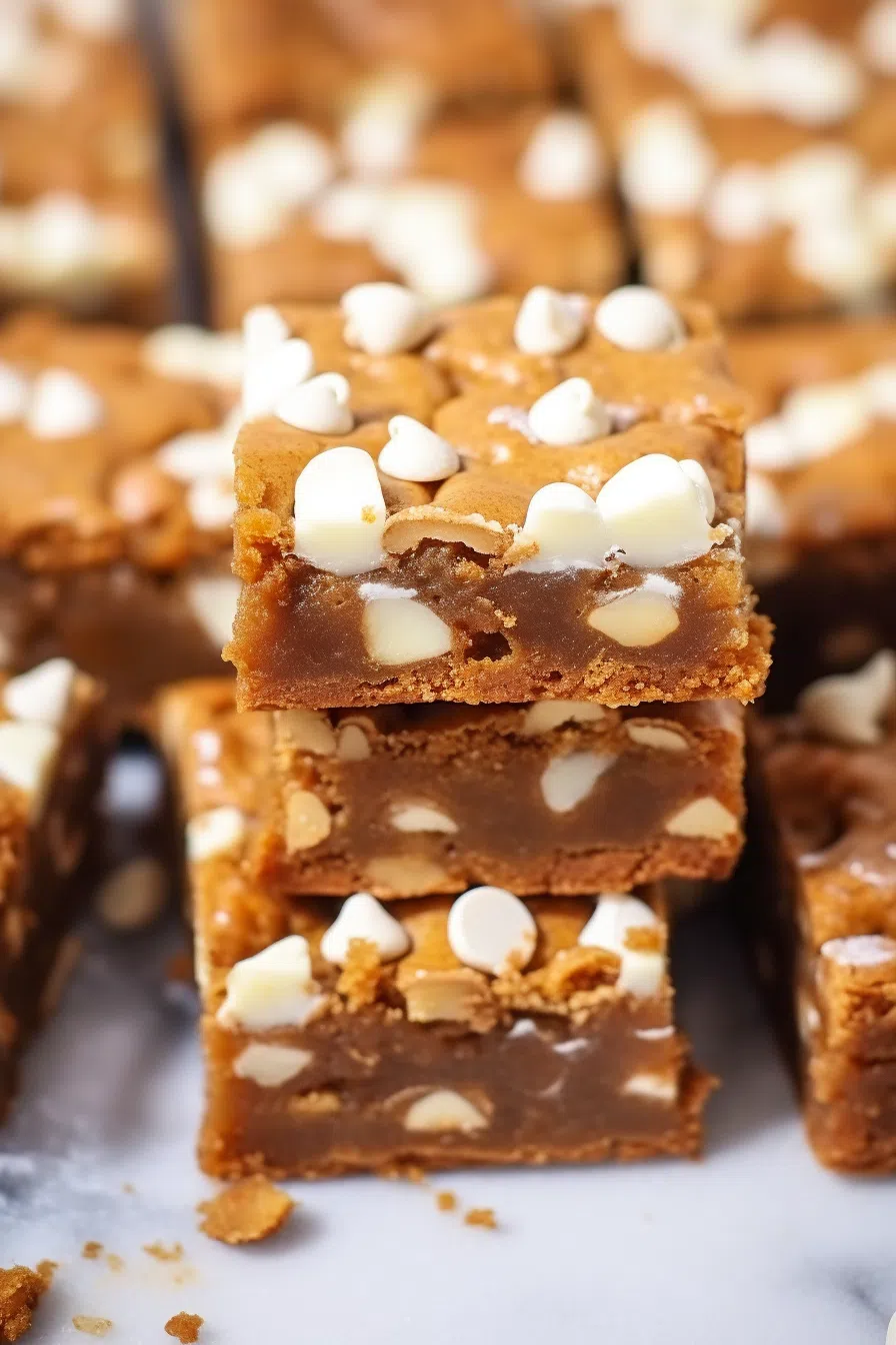 Caramel Gingerbread Cookie Bars
