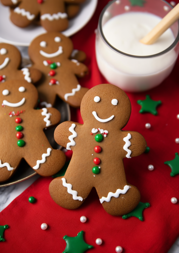 Chewy Gingerbread Man Cookies
