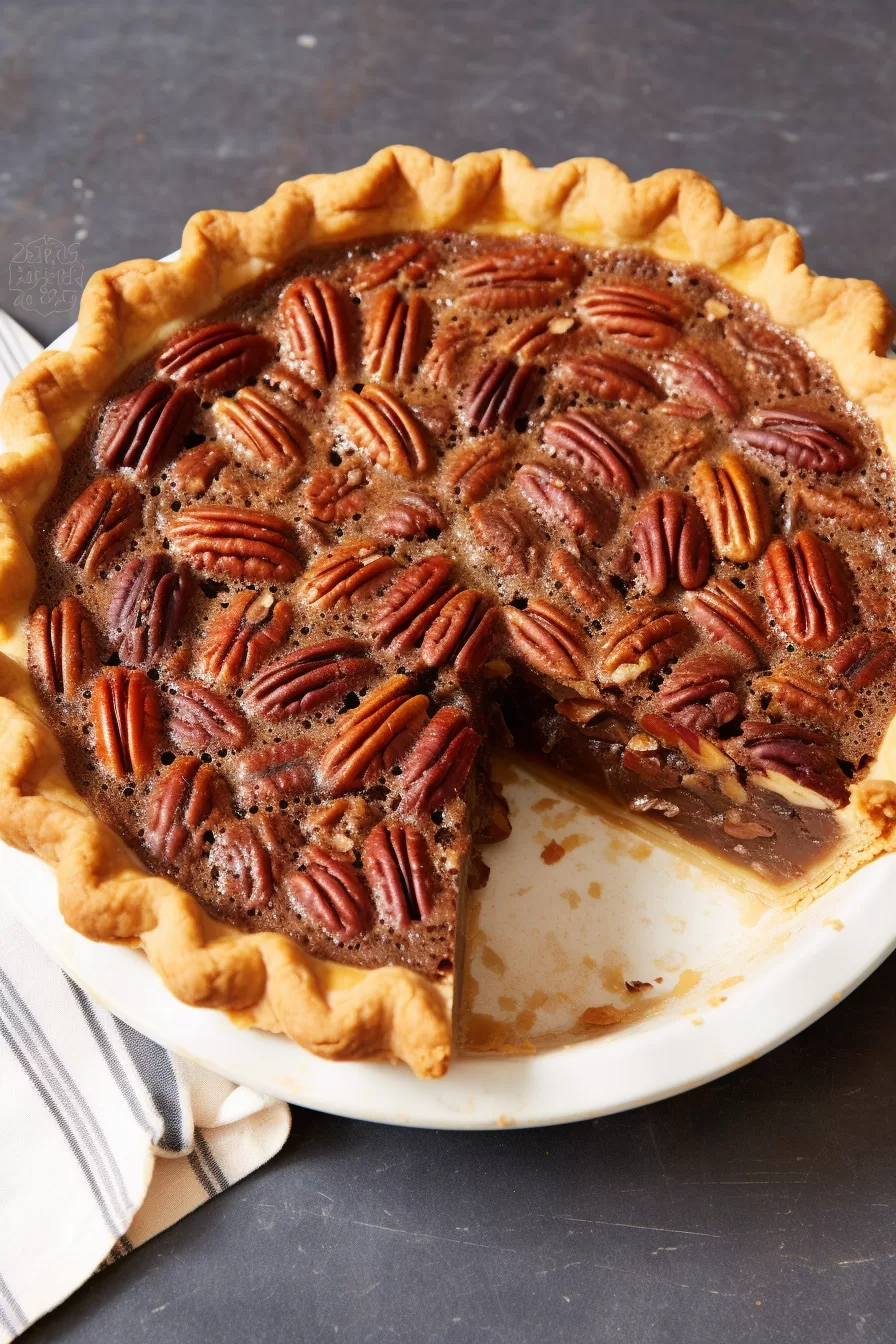 Chocolate Bourbon Pecan Pie