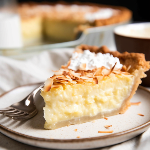 Best Coconut Custard Pie