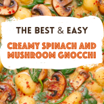 Creamy Spinach and Mushroom Gnocchi