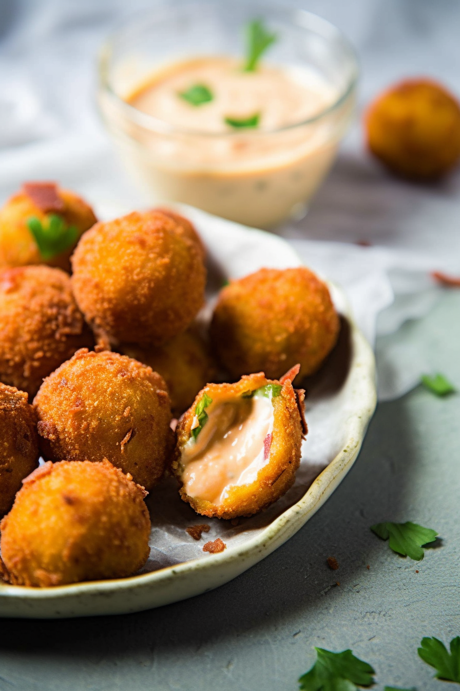 Crispy Cheese Jalapeno Bacon Bites