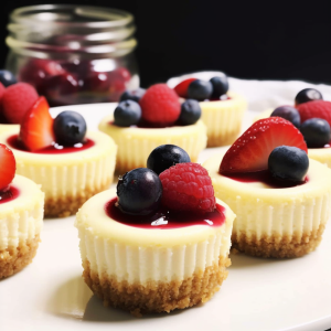 Easy Mini Cheesecake Bites