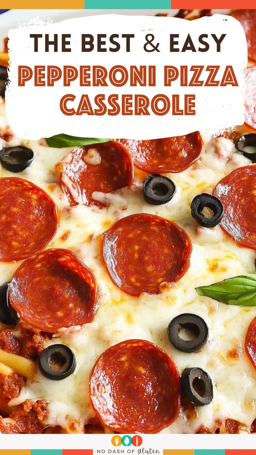 Pepperoni Pizza Casserole