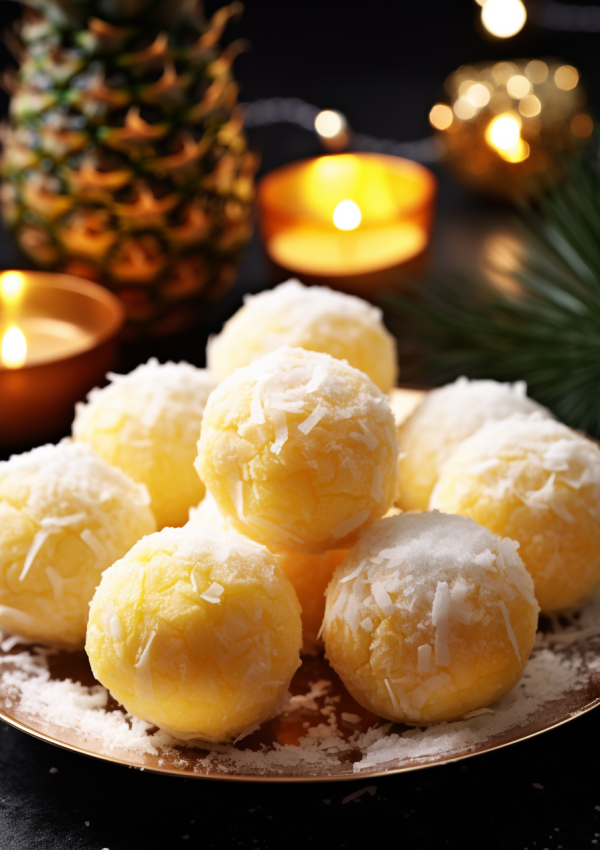 Pineapple Christmas Balls