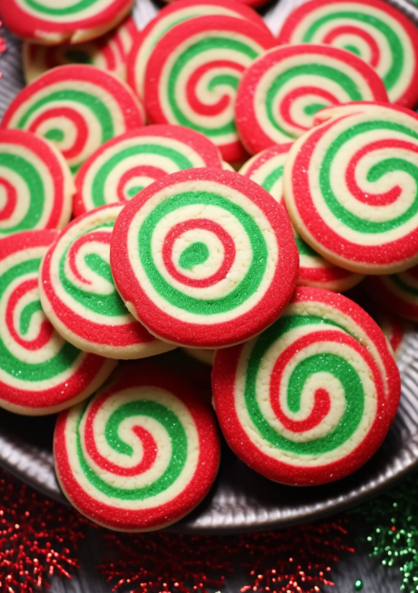 Pinwheel Christmas Cookies