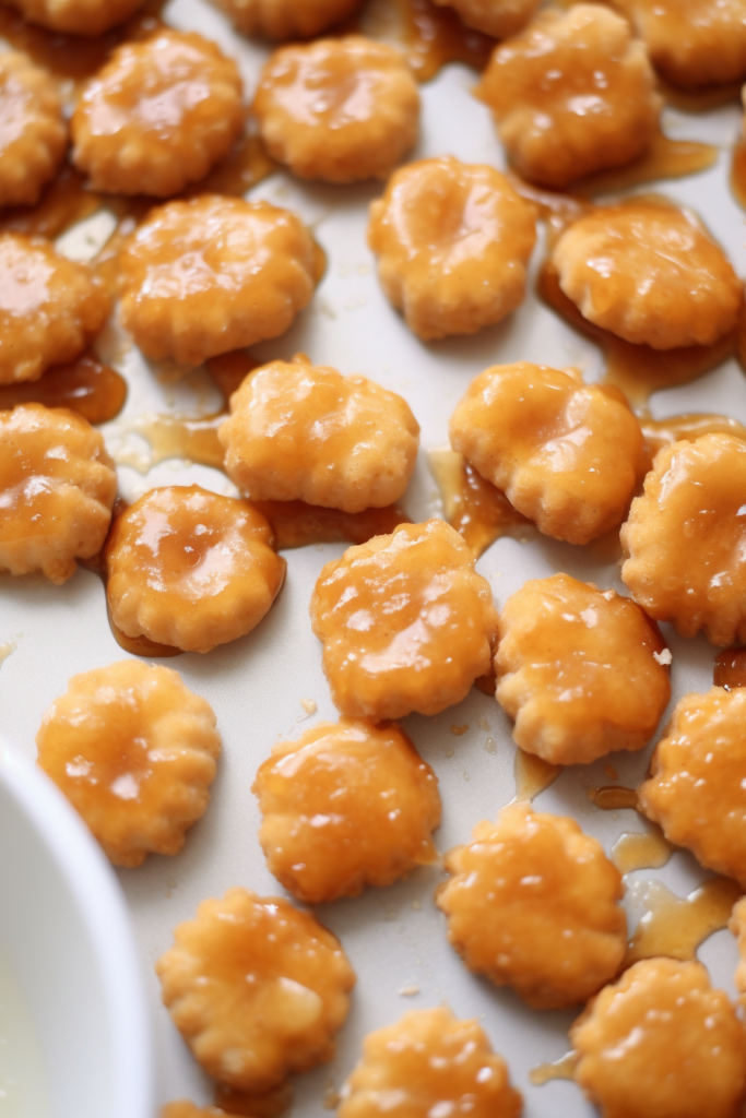 Salted Caramel Cracker Bites